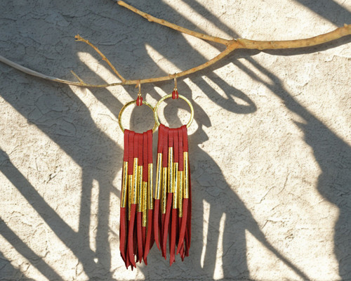 Mesa Gold Hoops - Graphite