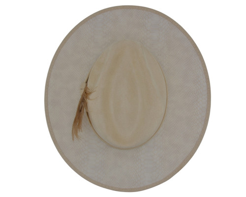  Leather Feather - Charcoal Python 